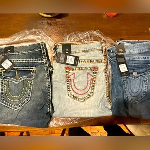 Lot of Men’s True Religion Jeans - BRAND NEW